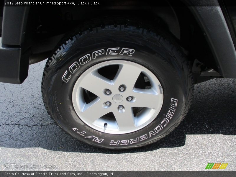 Black / Black 2012 Jeep Wrangler Unlimited Sport 4x4