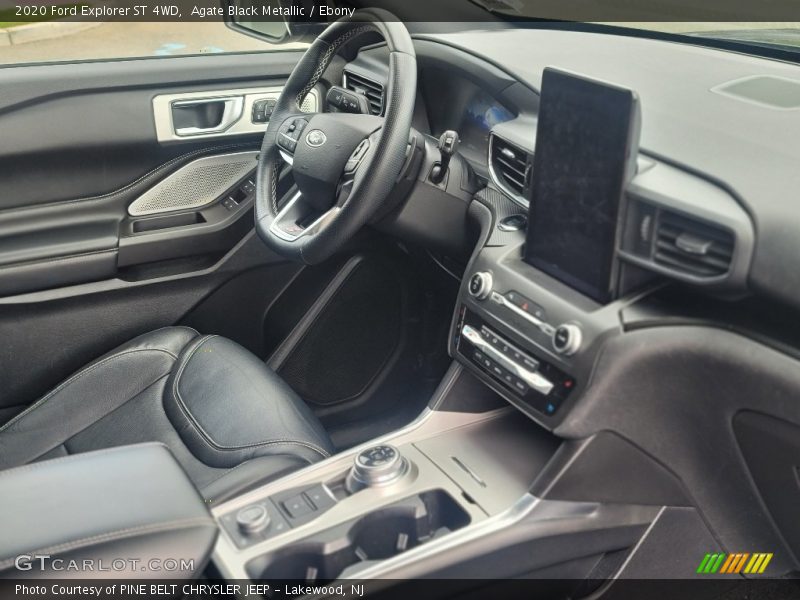 Agate Black Metallic / Ebony 2020 Ford Explorer ST 4WD