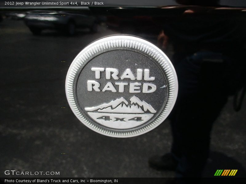 Black / Black 2012 Jeep Wrangler Unlimited Sport 4x4