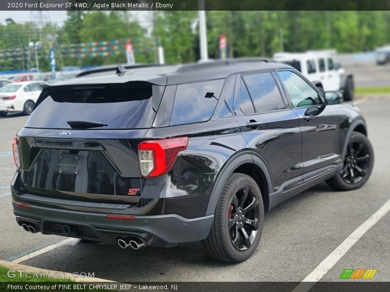 Agate Black Metallic / Ebony 2020 Ford Explorer ST 4WD