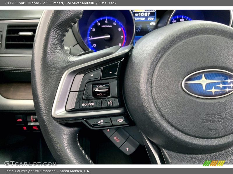 Ice Silver Metallic / Slate Black 2019 Subaru Outback 2.5i Limited