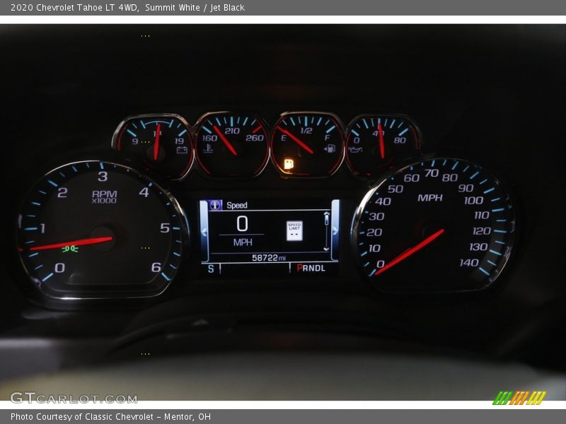 Summit White / Jet Black 2020 Chevrolet Tahoe LT 4WD