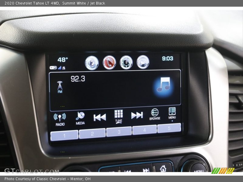 Summit White / Jet Black 2020 Chevrolet Tahoe LT 4WD