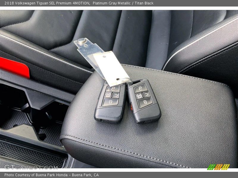 Keys of 2018 Tiguan SEL Premium 4MOTION