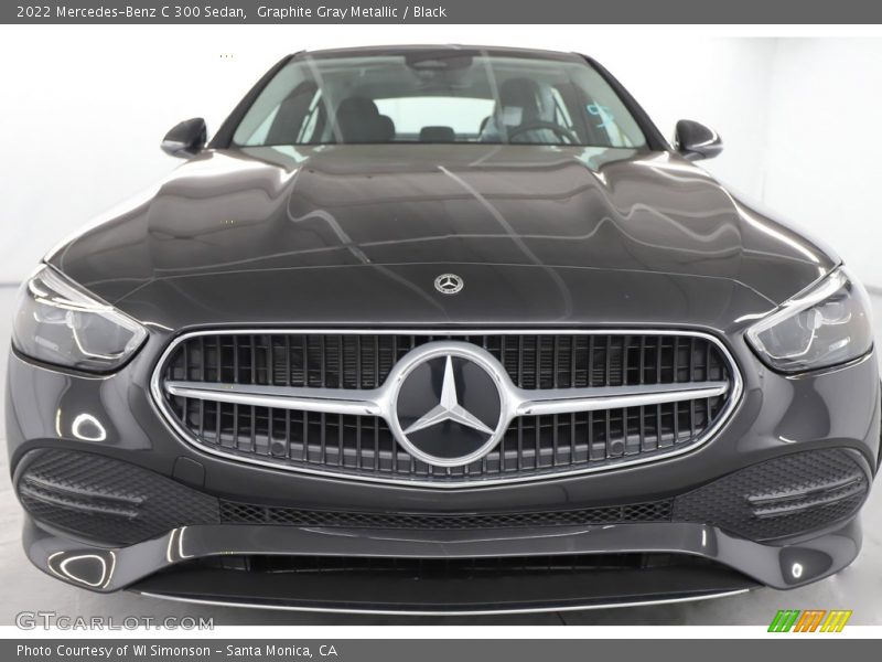 Graphite Gray Metallic / Black 2022 Mercedes-Benz C 300 Sedan