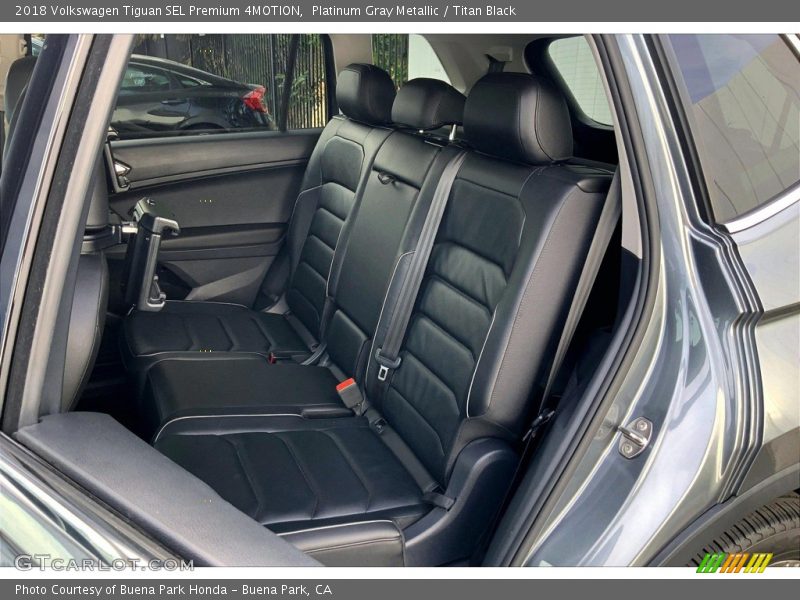 Rear Seat of 2018 Tiguan SEL Premium 4MOTION