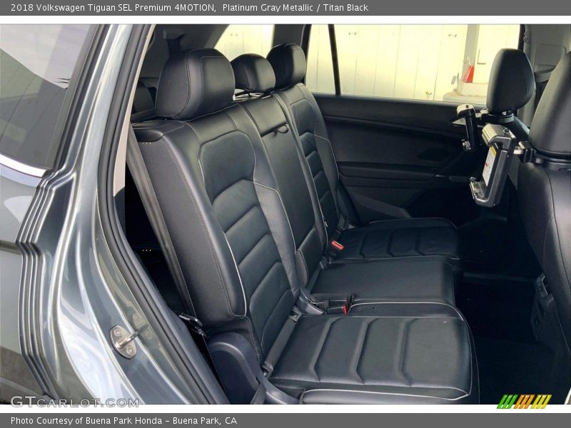 Rear Seat of 2018 Tiguan SEL Premium 4MOTION