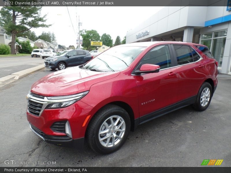 Cherry Red Tintcoat / Jet Black 2022 Chevrolet Equinox LT AWD