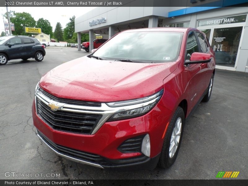 Cherry Red Tintcoat / Jet Black 2022 Chevrolet Equinox LT AWD