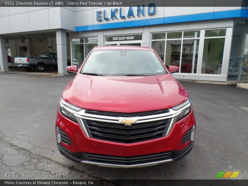 Cherry Red Tintcoat / Jet Black 2022 Chevrolet Equinox LT AWD