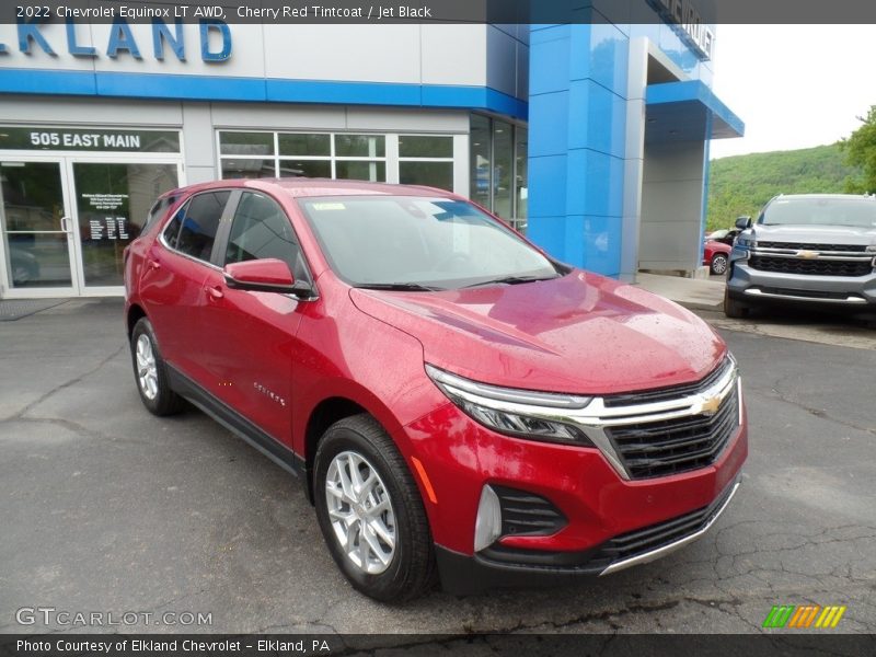 Cherry Red Tintcoat / Jet Black 2022 Chevrolet Equinox LT AWD
