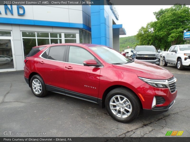 Cherry Red Tintcoat / Jet Black 2022 Chevrolet Equinox LT AWD