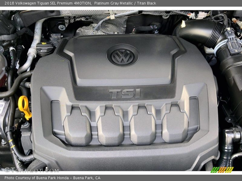  2018 Tiguan SEL Premium 4MOTION Engine - 2.0 Liter TSI Turbocharged DOHC 16-Valve VVT 4 Cylinder