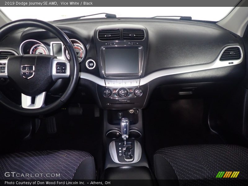 Vice White / Black 2019 Dodge Journey SE AWD