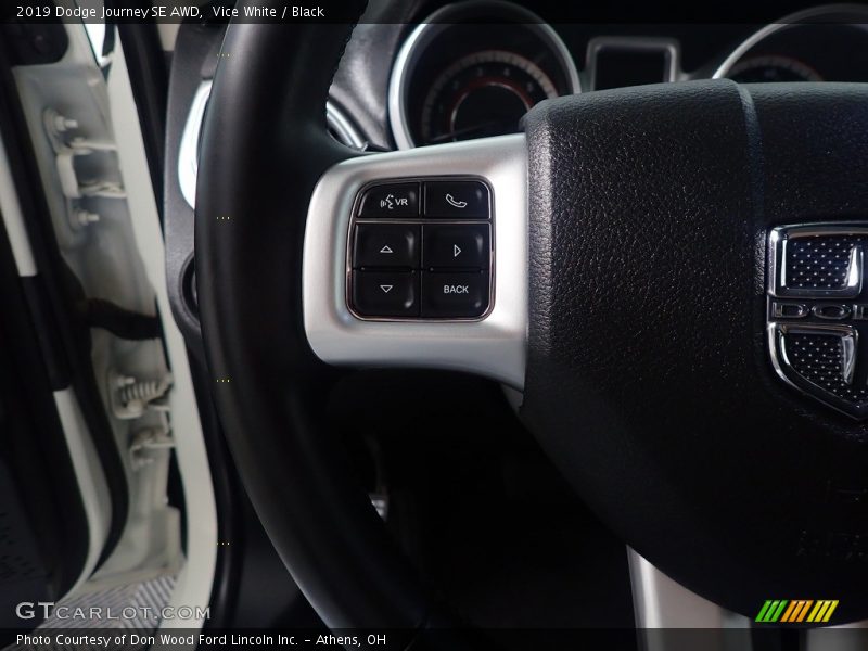 Vice White / Black 2019 Dodge Journey SE AWD