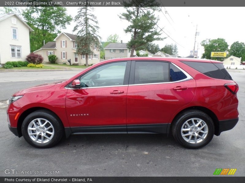 Cherry Red Tintcoat / Jet Black 2022 Chevrolet Equinox LT AWD