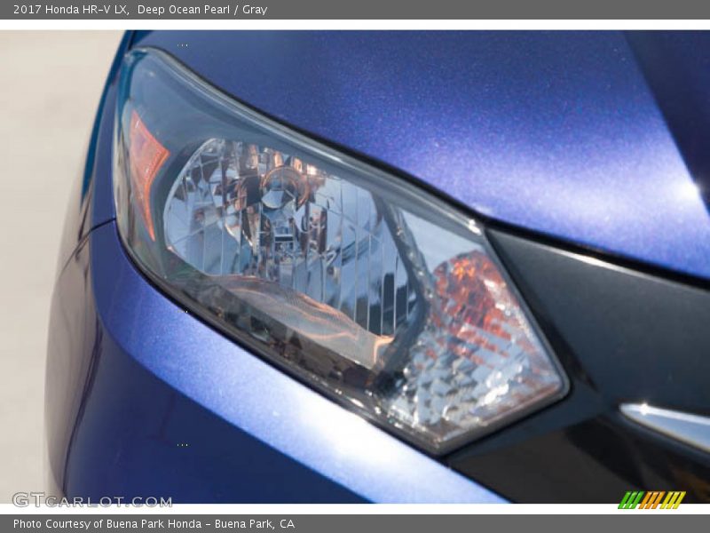 Deep Ocean Pearl / Gray 2017 Honda HR-V LX