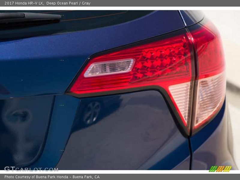Deep Ocean Pearl / Gray 2017 Honda HR-V LX