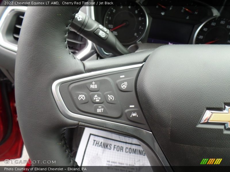 Cherry Red Tintcoat / Jet Black 2022 Chevrolet Equinox LT AWD