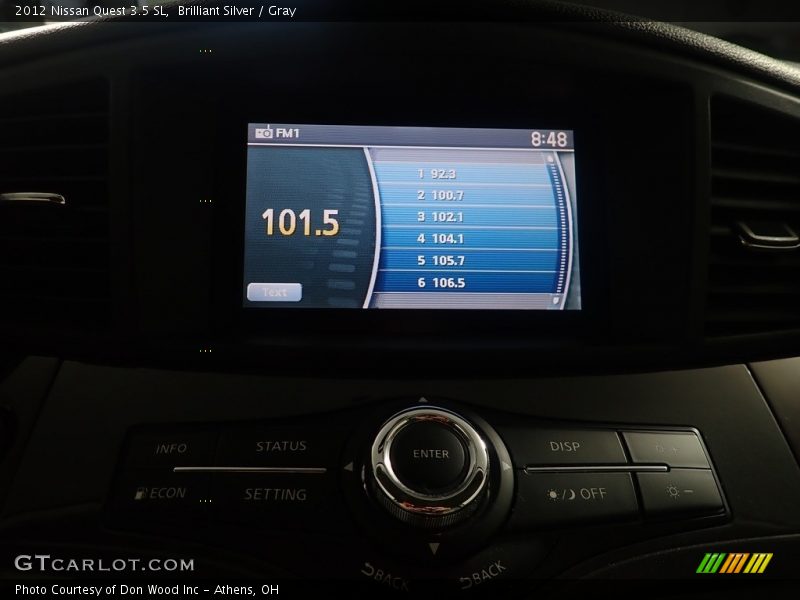 Brilliant Silver / Gray 2012 Nissan Quest 3.5 SL