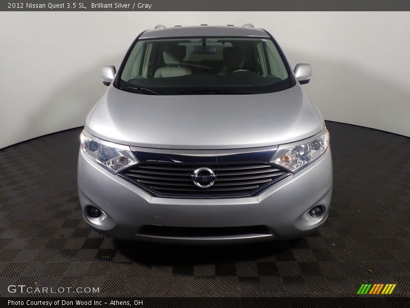 Brilliant Silver / Gray 2012 Nissan Quest 3.5 SL