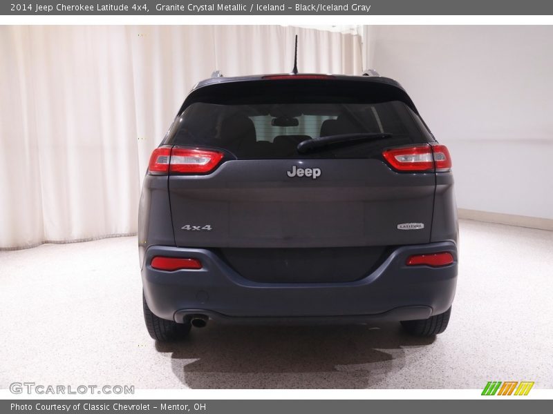 Granite Crystal Metallic / Iceland - Black/Iceland Gray 2014 Jeep Cherokee Latitude 4x4