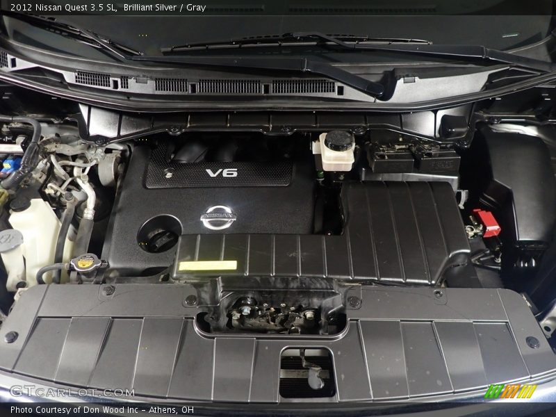 Brilliant Silver / Gray 2012 Nissan Quest 3.5 SL