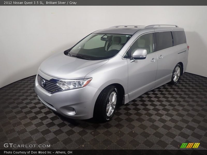 Brilliant Silver / Gray 2012 Nissan Quest 3.5 SL