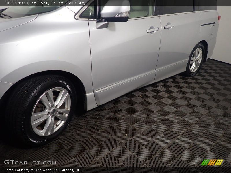 Brilliant Silver / Gray 2012 Nissan Quest 3.5 SL