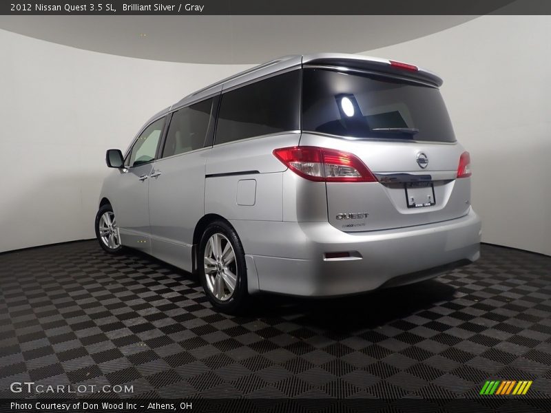 Brilliant Silver / Gray 2012 Nissan Quest 3.5 SL