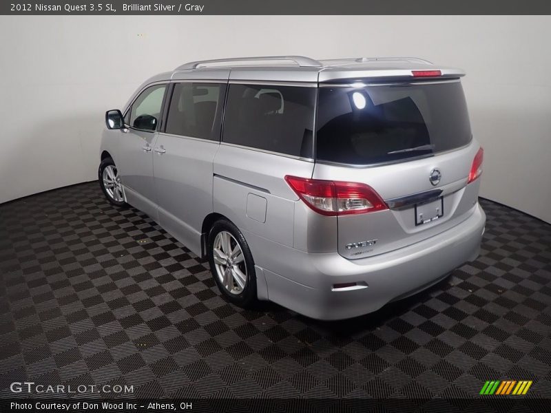 Brilliant Silver / Gray 2012 Nissan Quest 3.5 SL