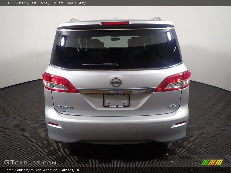 Brilliant Silver / Gray 2012 Nissan Quest 3.5 SL