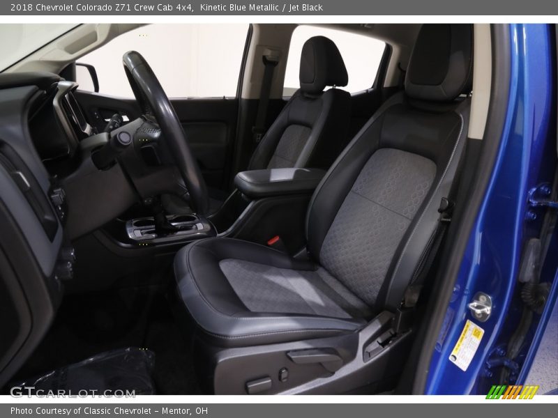 Kinetic Blue Metallic / Jet Black 2018 Chevrolet Colorado Z71 Crew Cab 4x4