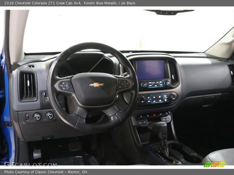 Kinetic Blue Metallic / Jet Black 2018 Chevrolet Colorado Z71 Crew Cab 4x4