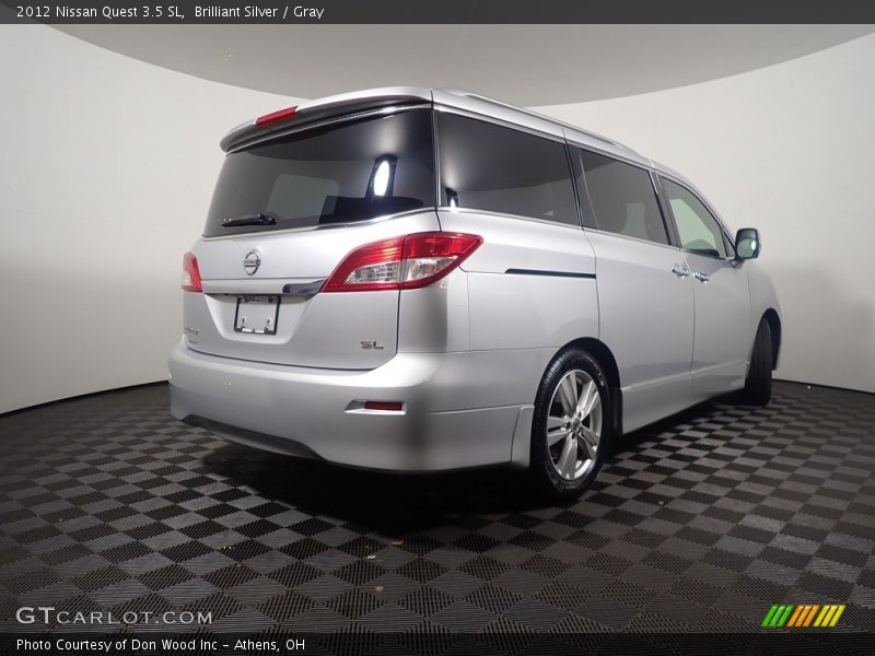 Brilliant Silver / Gray 2012 Nissan Quest 3.5 SL