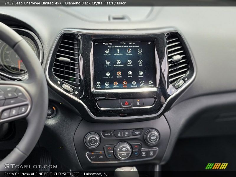 Diamond Black Crystal Pearl / Black 2022 Jeep Cherokee Limited 4x4