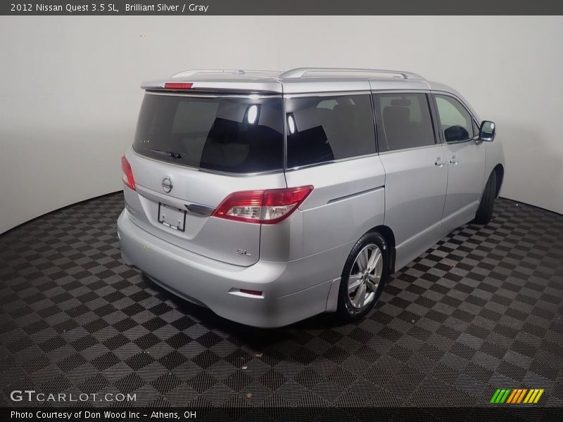 Brilliant Silver / Gray 2012 Nissan Quest 3.5 SL