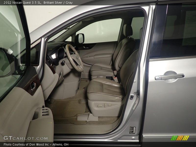 Brilliant Silver / Gray 2012 Nissan Quest 3.5 SL