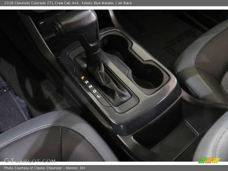 Kinetic Blue Metallic / Jet Black 2018 Chevrolet Colorado Z71 Crew Cab 4x4