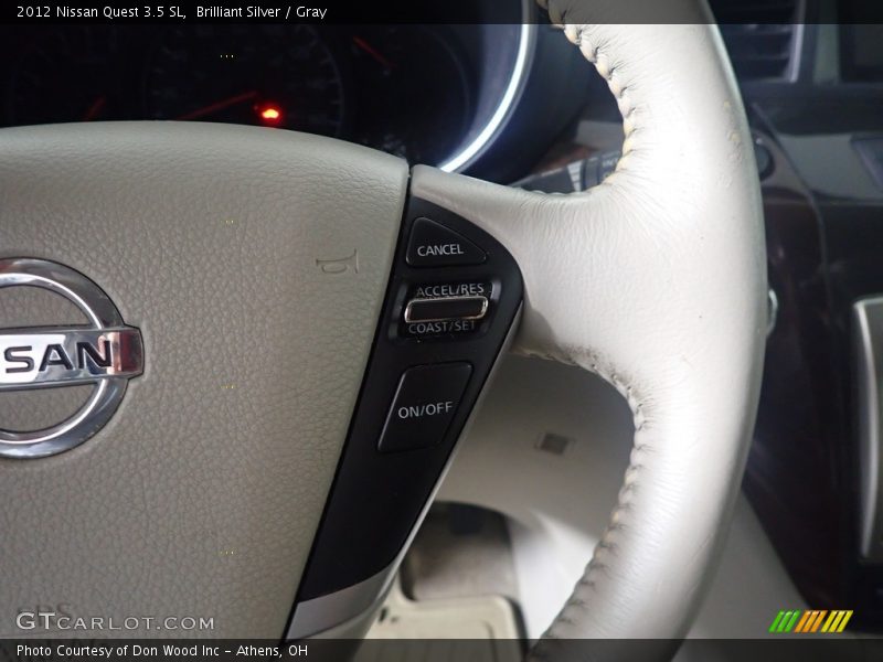 Brilliant Silver / Gray 2012 Nissan Quest 3.5 SL