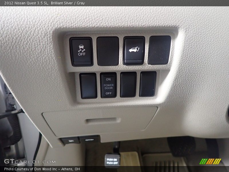 Brilliant Silver / Gray 2012 Nissan Quest 3.5 SL