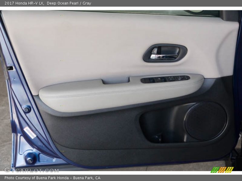 Deep Ocean Pearl / Gray 2017 Honda HR-V LX