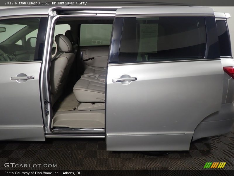 Brilliant Silver / Gray 2012 Nissan Quest 3.5 SL