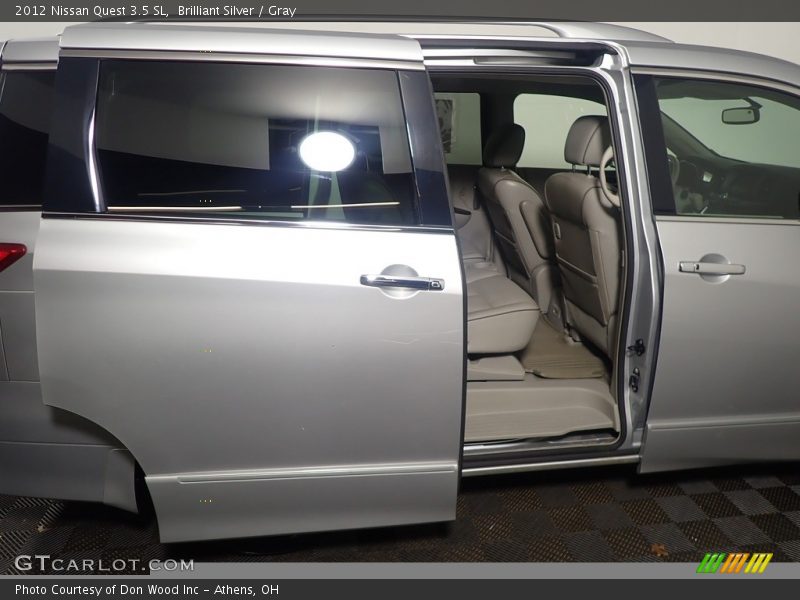Brilliant Silver / Gray 2012 Nissan Quest 3.5 SL