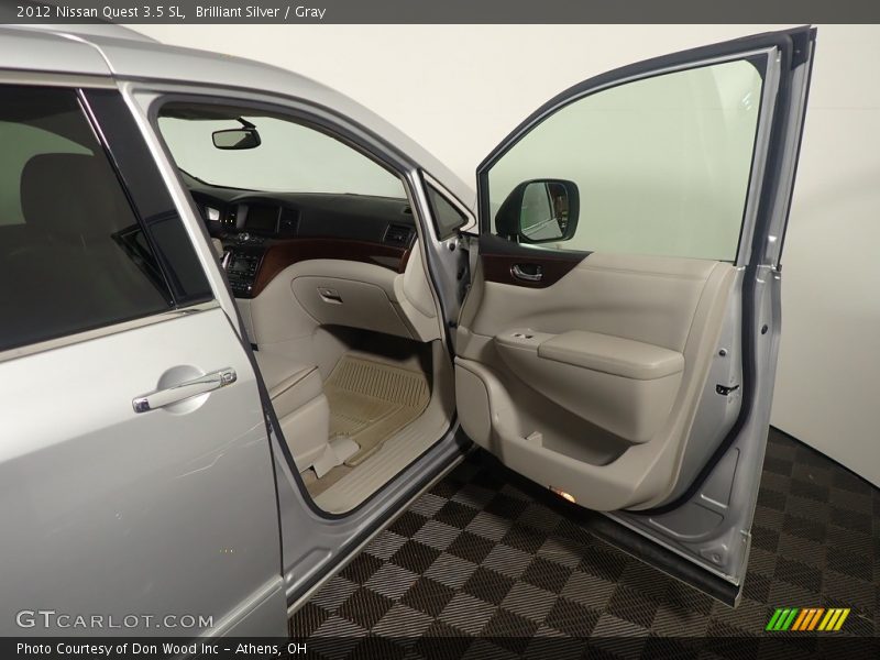 Brilliant Silver / Gray 2012 Nissan Quest 3.5 SL