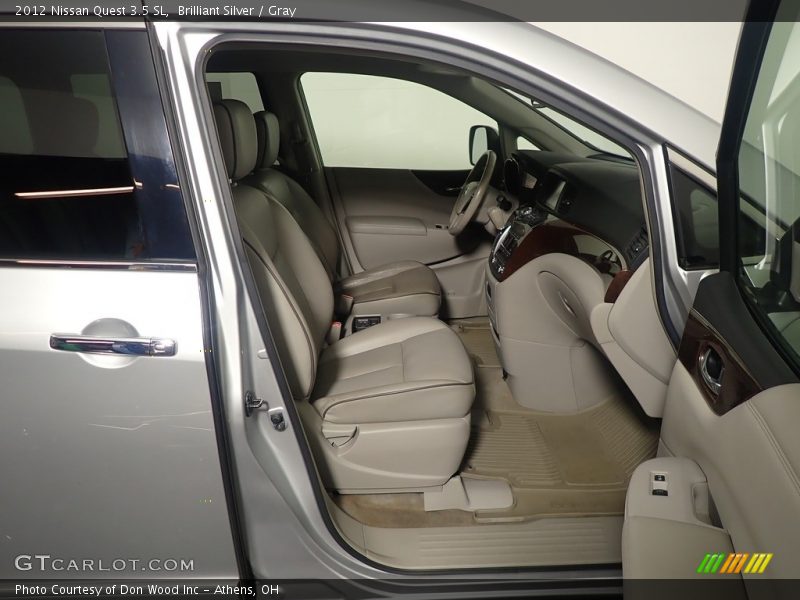 Brilliant Silver / Gray 2012 Nissan Quest 3.5 SL