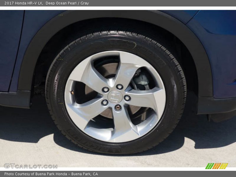 Deep Ocean Pearl / Gray 2017 Honda HR-V LX