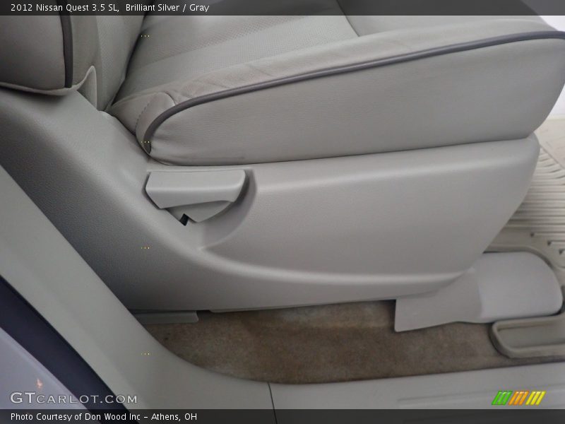 Brilliant Silver / Gray 2012 Nissan Quest 3.5 SL