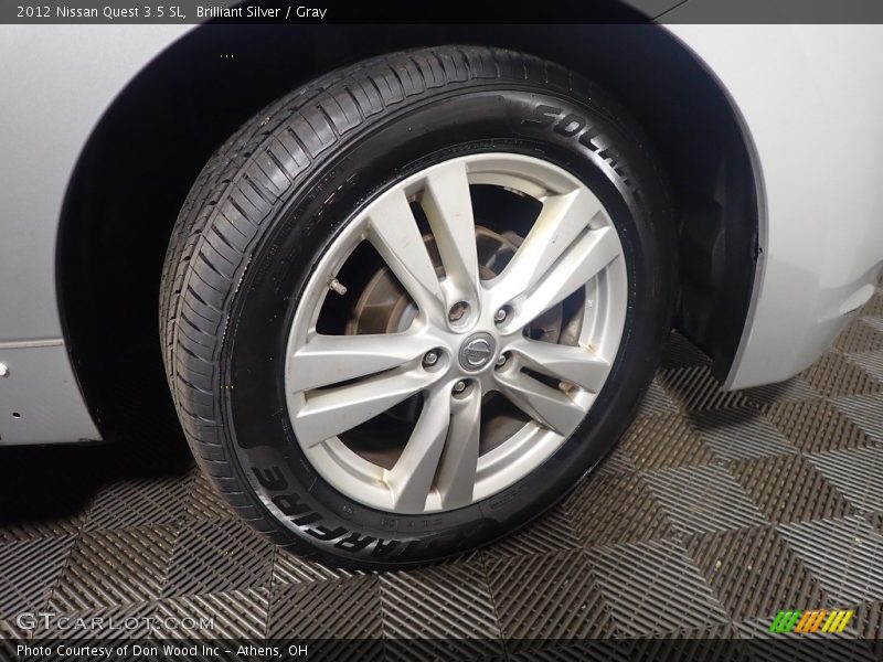 Brilliant Silver / Gray 2012 Nissan Quest 3.5 SL
