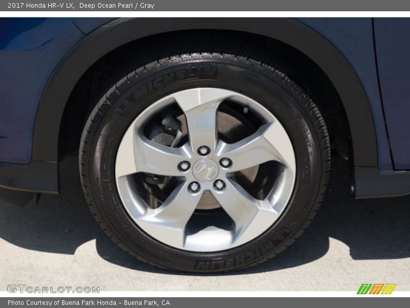 Deep Ocean Pearl / Gray 2017 Honda HR-V LX